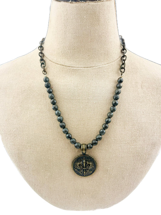 18" - 20" Pyrite Necklace (Case of 2)