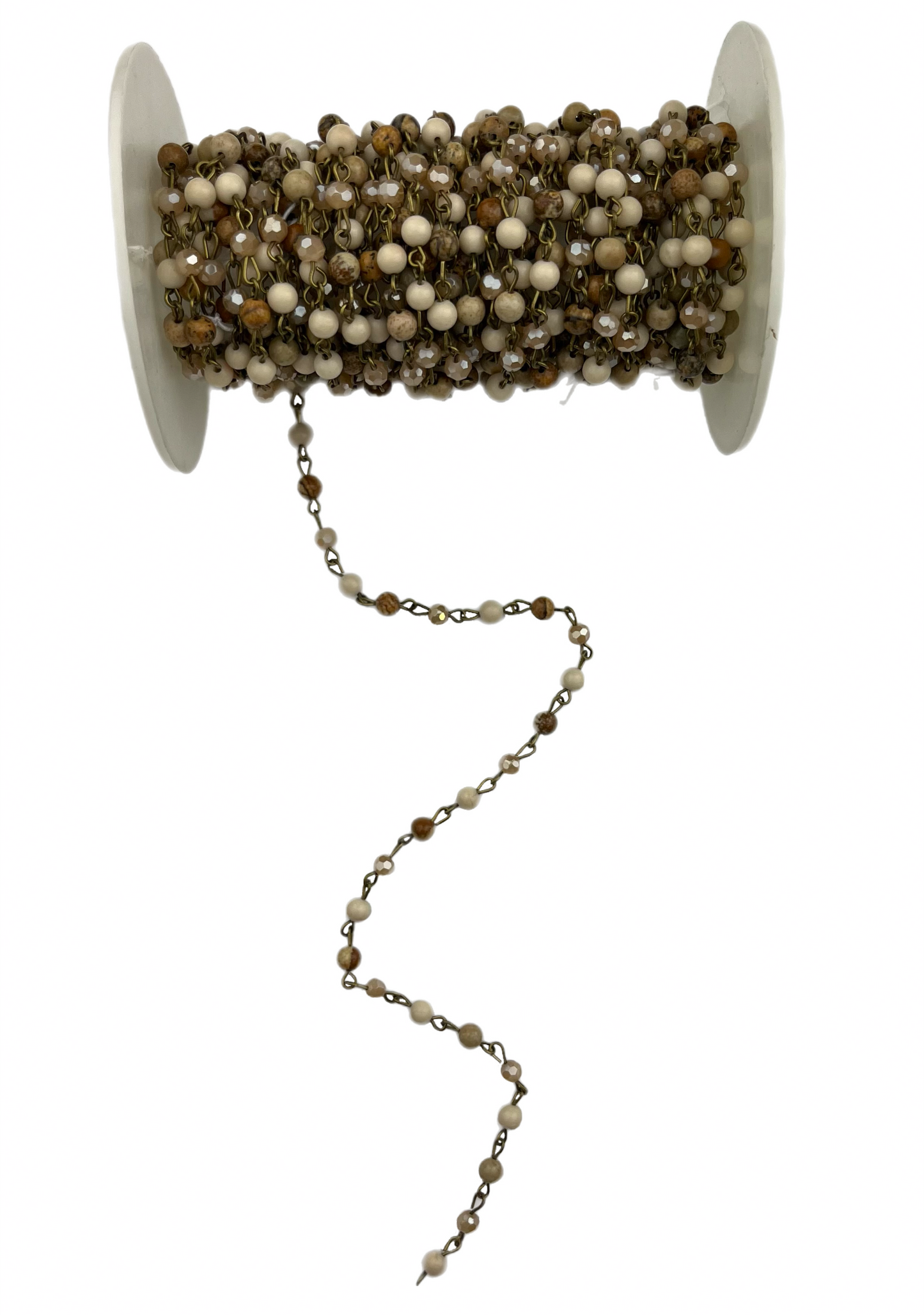 Sunrise Jasper Bead Chain (1FT) (Case of 3)