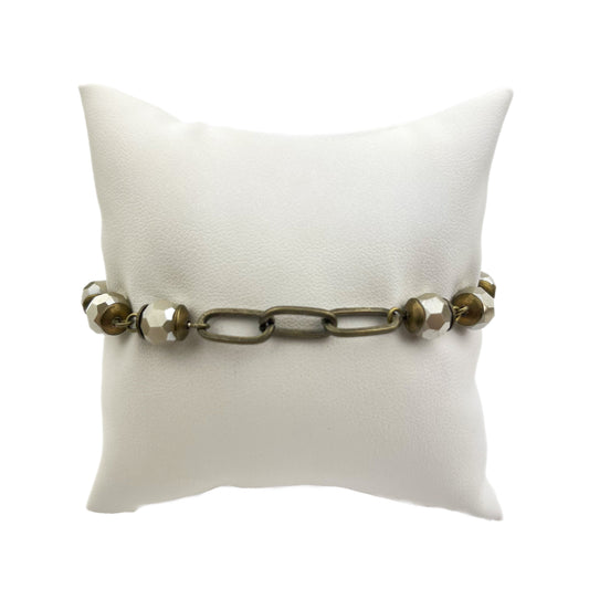 Ivory Bracelet with 3 Link Chain