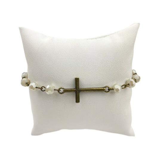 Ivory Cross Bracelet