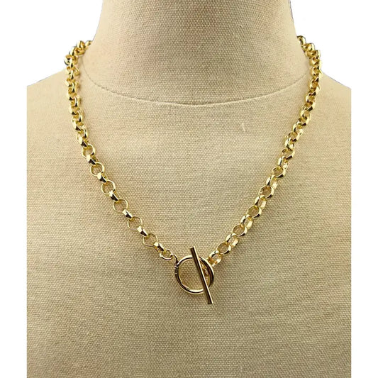 Gold Chain with Toggle