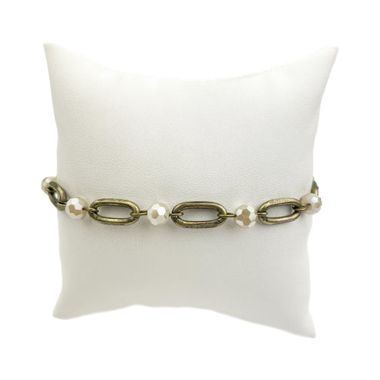 Ivory Link Chain Bracelet