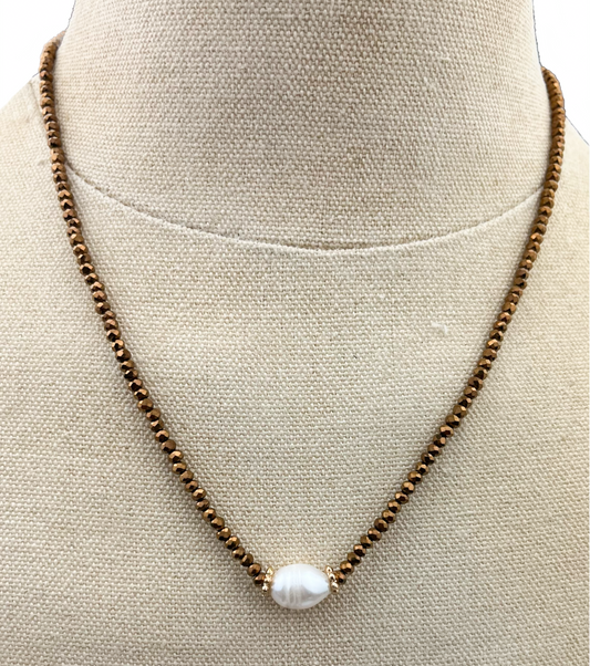 Choker with Pearl