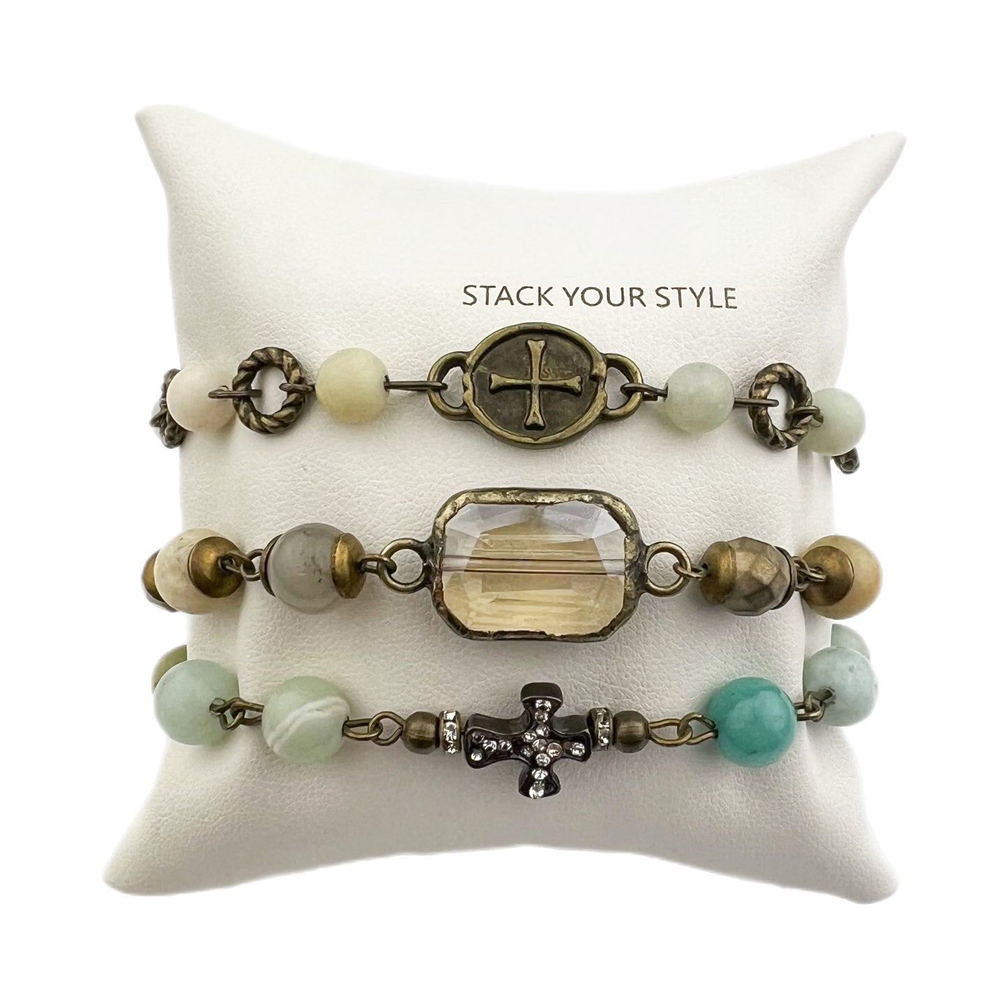 Bethany Amazonite Bracelet Set