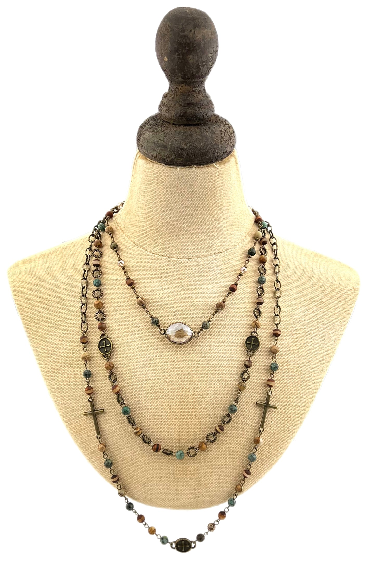Brianna Jasper Necklace Set