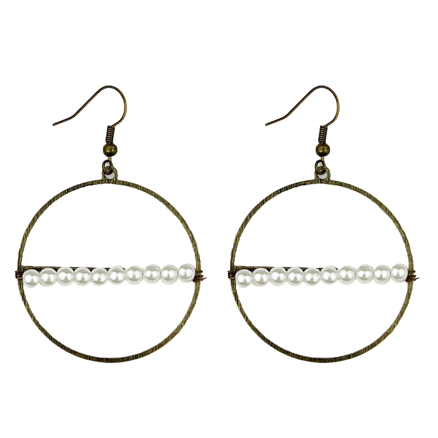 ER1140FP Round Earring with Pearl (Case of 3)