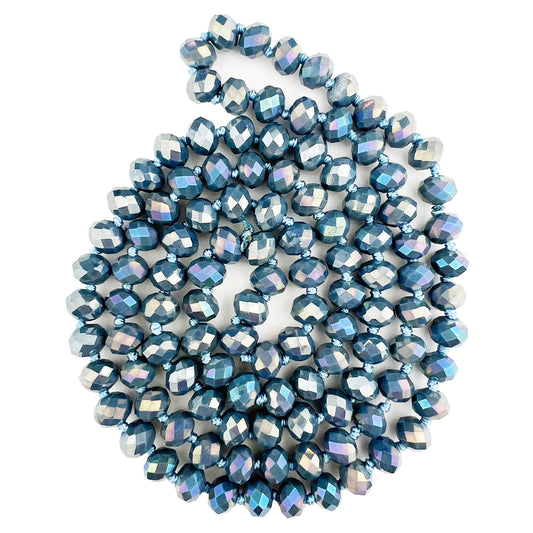 36" Hand Knotted Crystal Necklace (Case of 3)