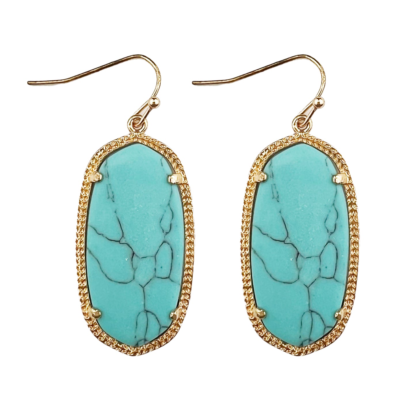 ER 2531 Turquoise Earrings (Case of 3)