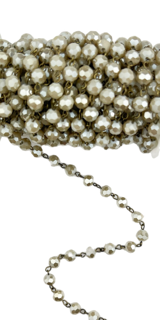 Ivory Bead Chain (1FT)