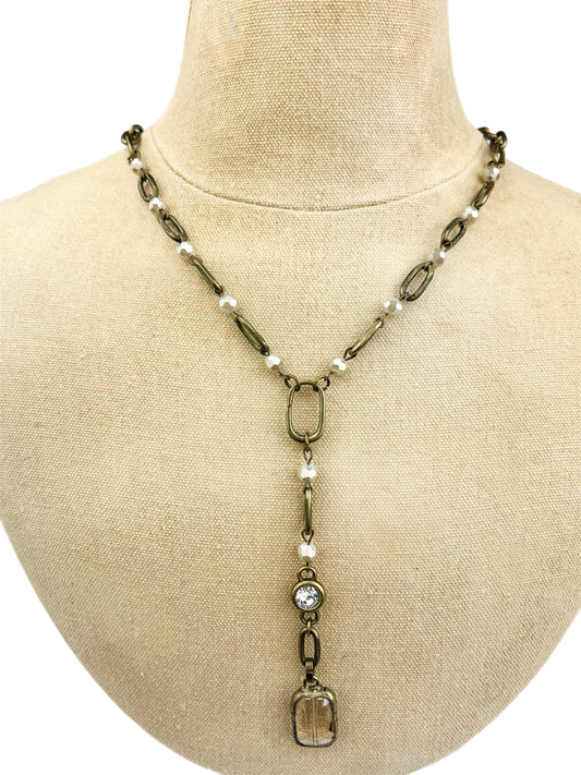 18" - 20" Chain & Ivory Necklace