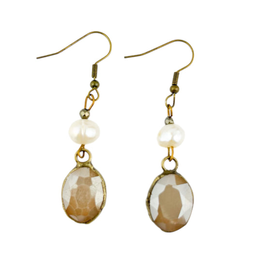 Pearl and Ivory Earring