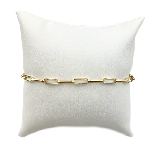 Gold Paper Chain Bracelet