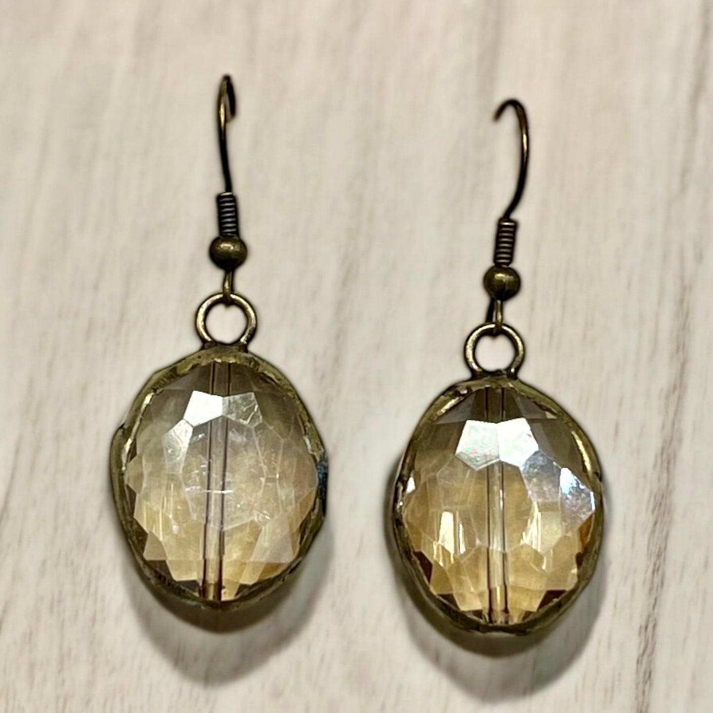 Round Crystal Earrings