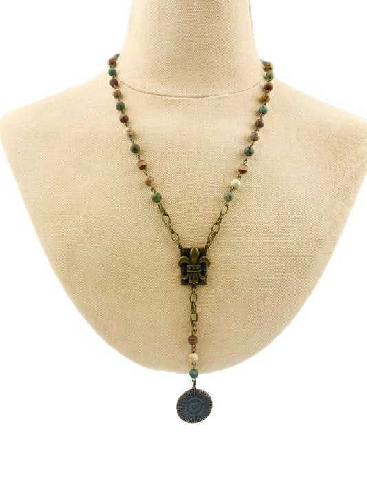 18" - 20" Savanna Jasper Necklace (Case of 2)