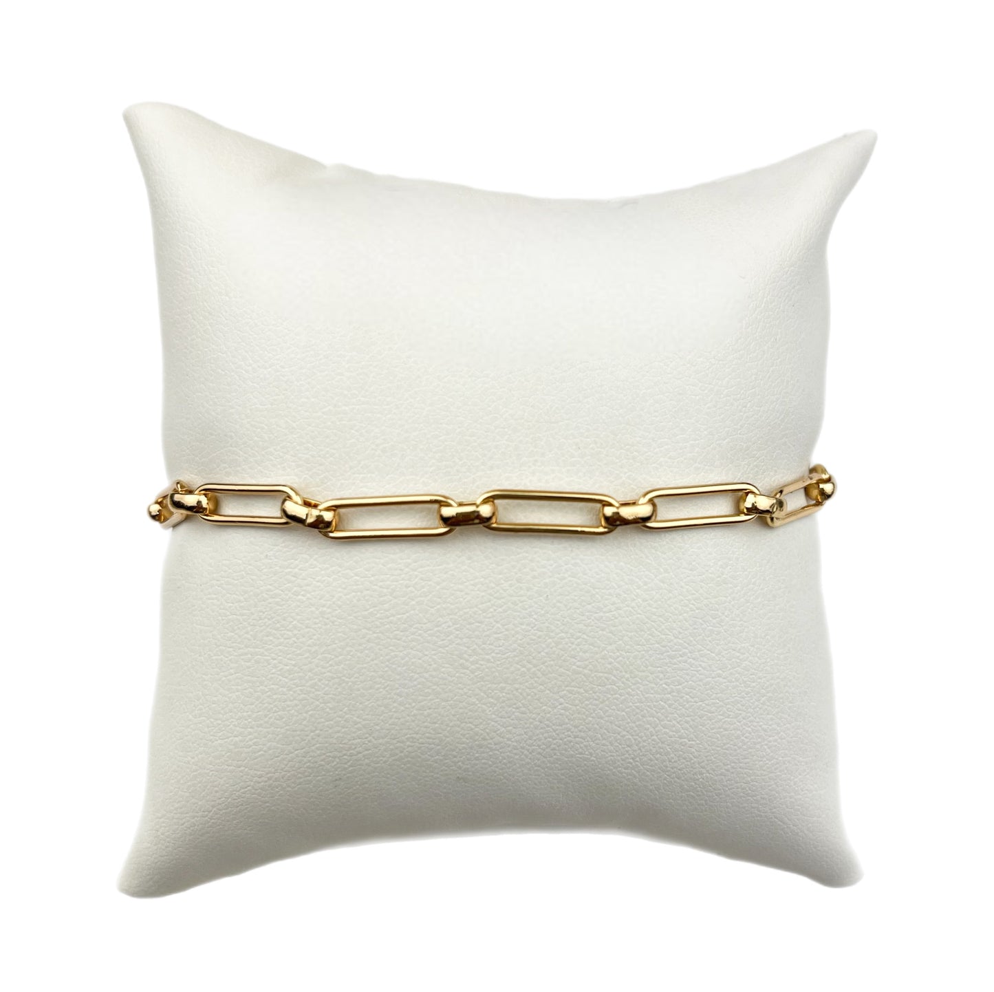 Gold Link Chain Bracelet