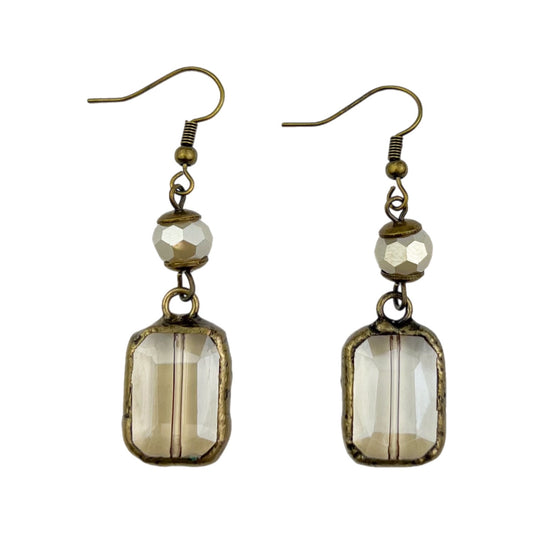 Square Ivory Earring