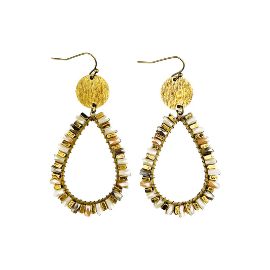 ER97 Champagne Honey Earring