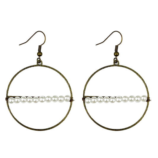 ER1140FP Round Earring with Pearl