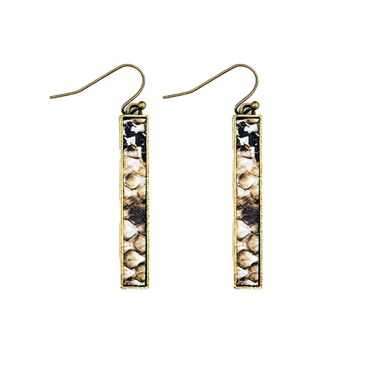 ER62 Snake Skin Earring