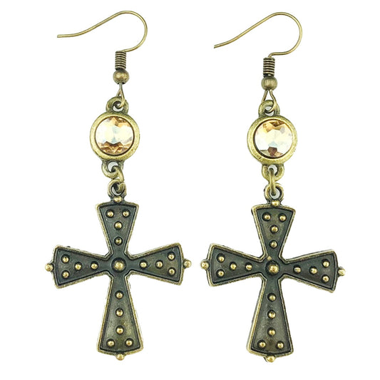 ER370609 Cross Earring (Case of 3)