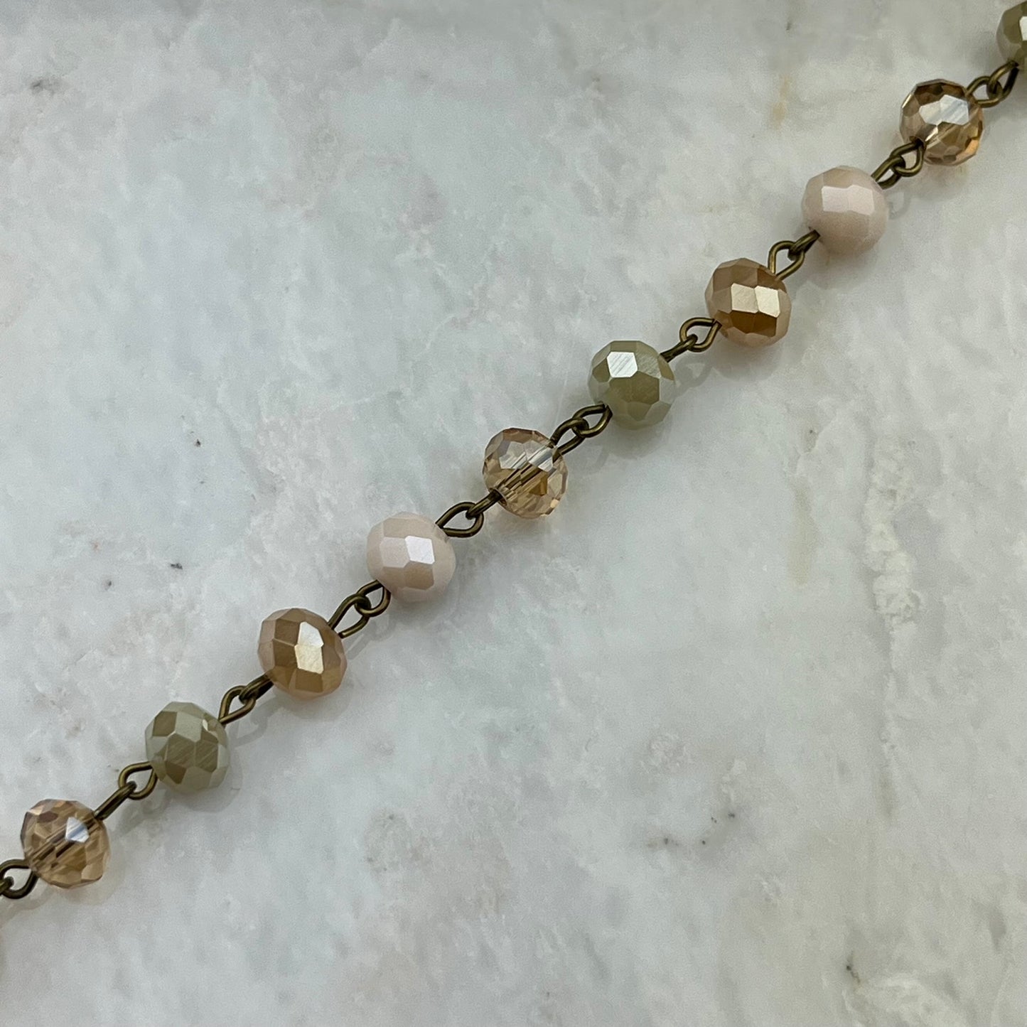 Champagne Honey Bead Chain (1FT)