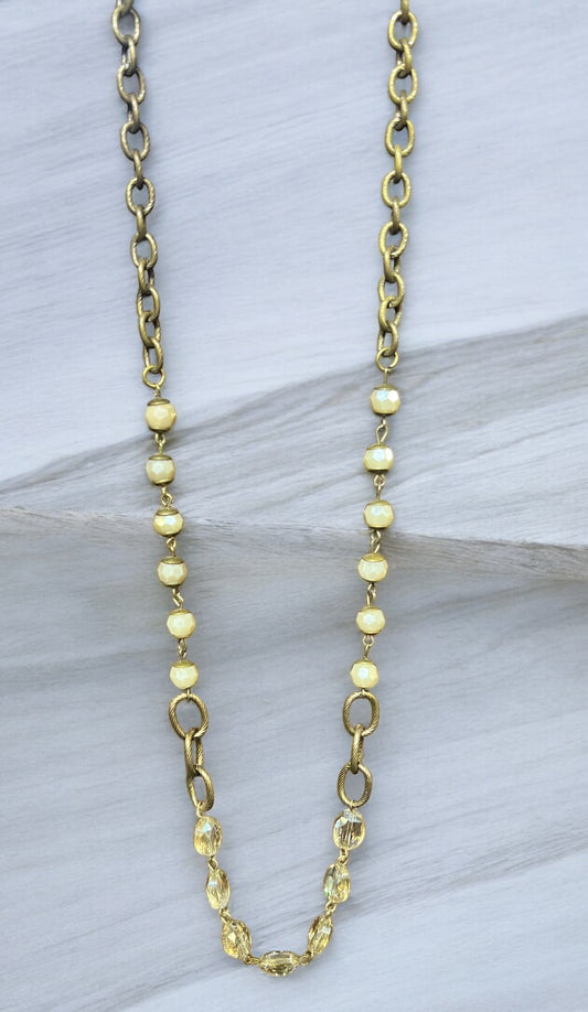 Ivory champagne necklace #5009 (Case of 3)