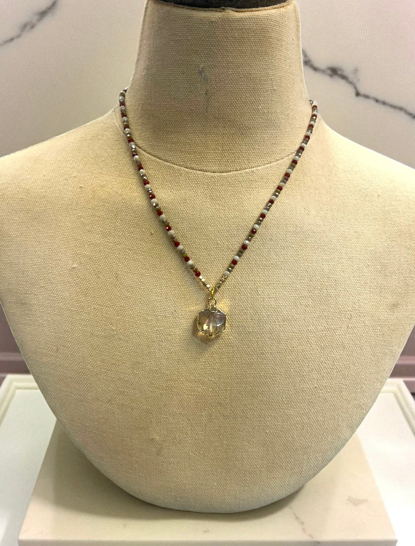 NE2739 choker necklace                (case of 3)