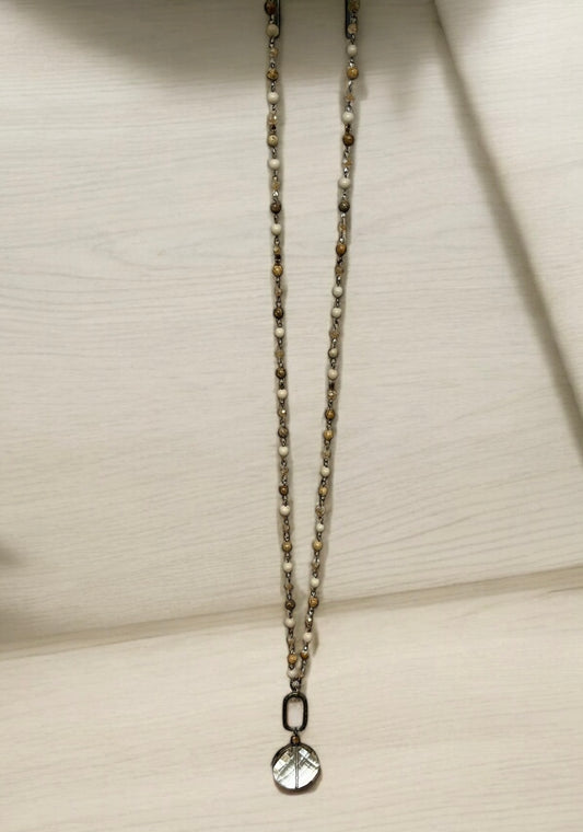 Picture jasper necklace #45 (Case of 3)