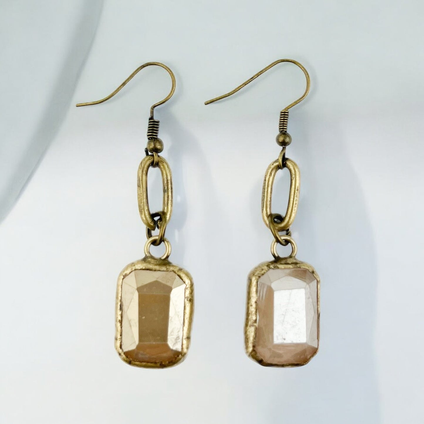 ER3617 Square Ivory Earring Drop