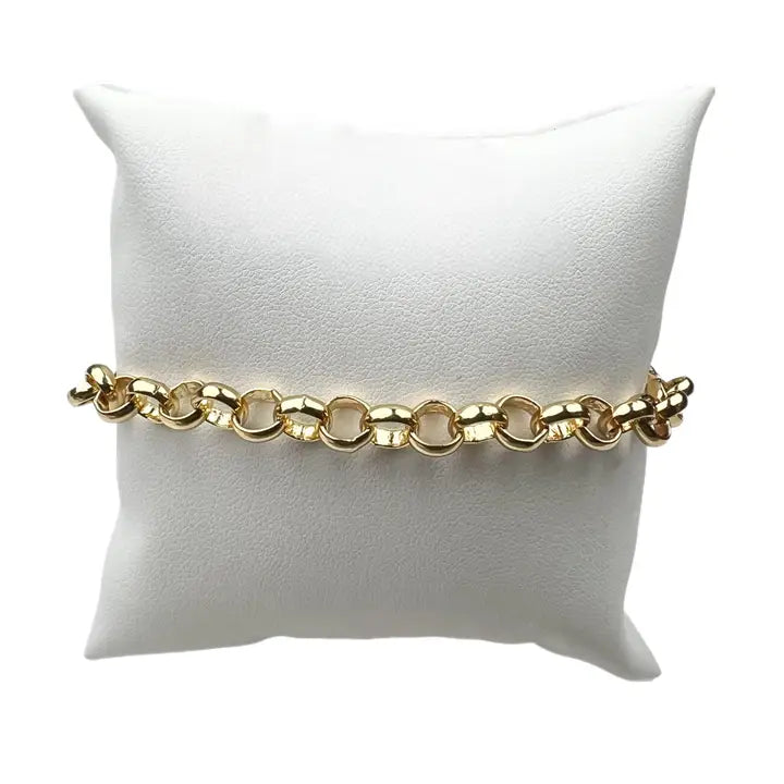 Gold Link Chain Bracelet